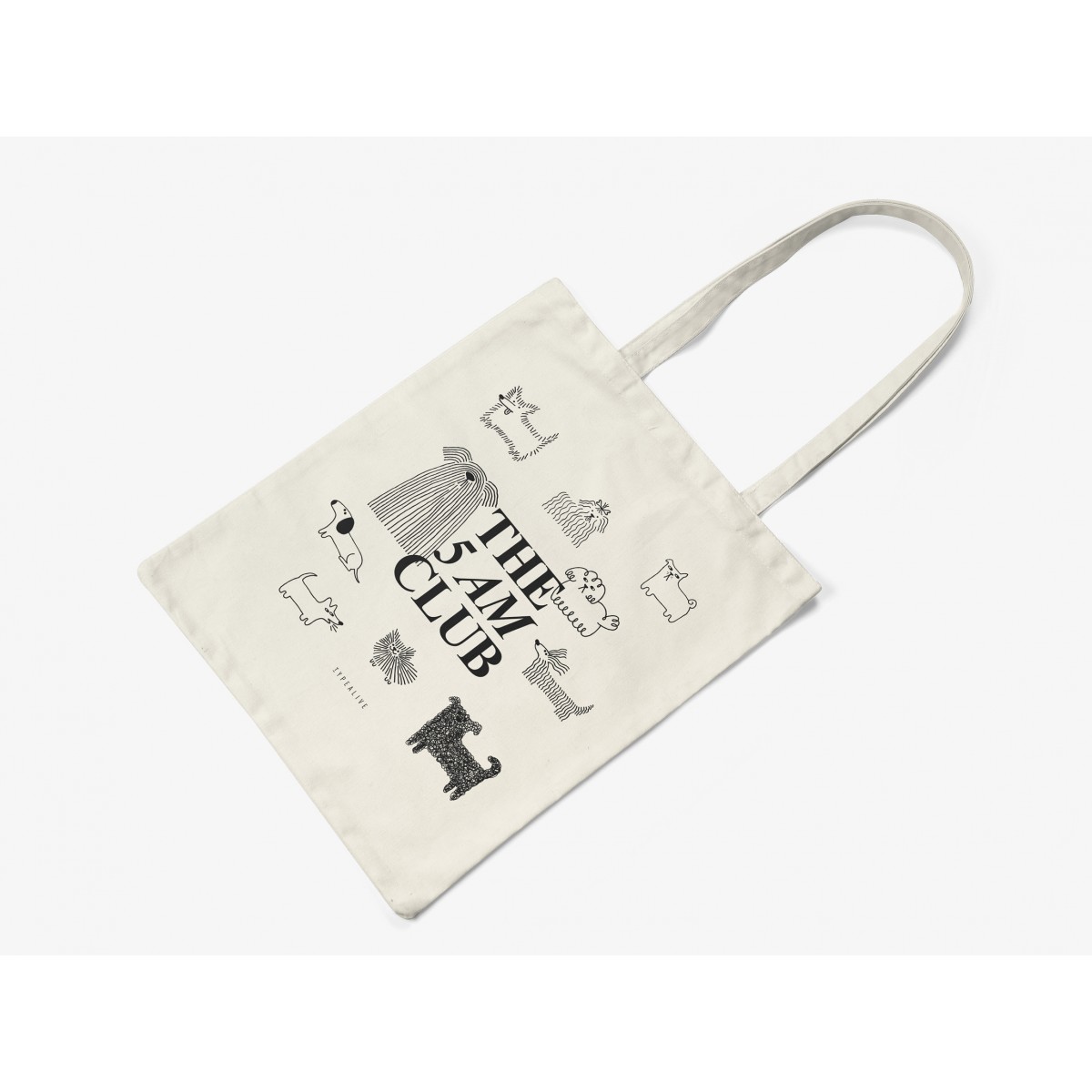 typealive / Baumwolltasche / 5 AM Club