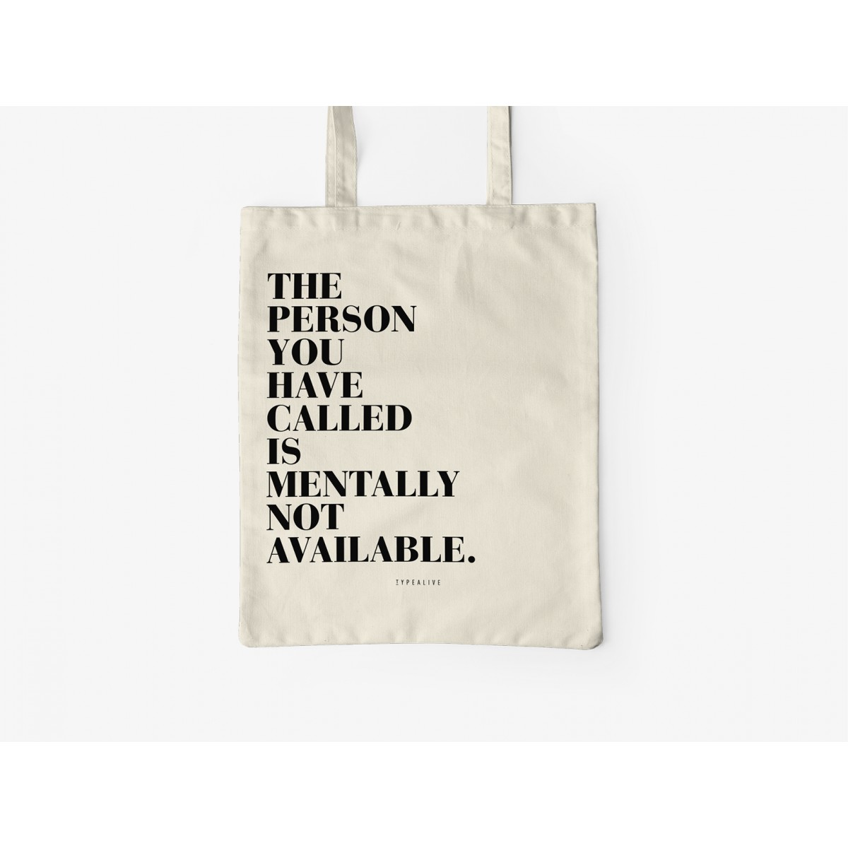 typealive / Baumwolltasche / Available / Natur