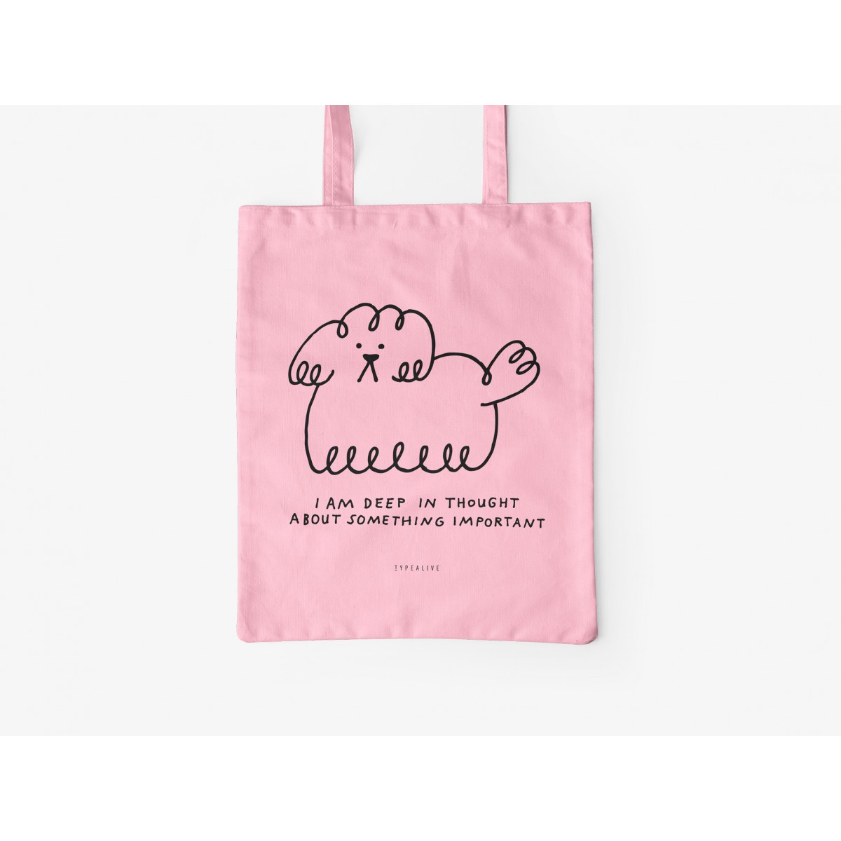 typealive / Baumwolltasche / Deep In Thought