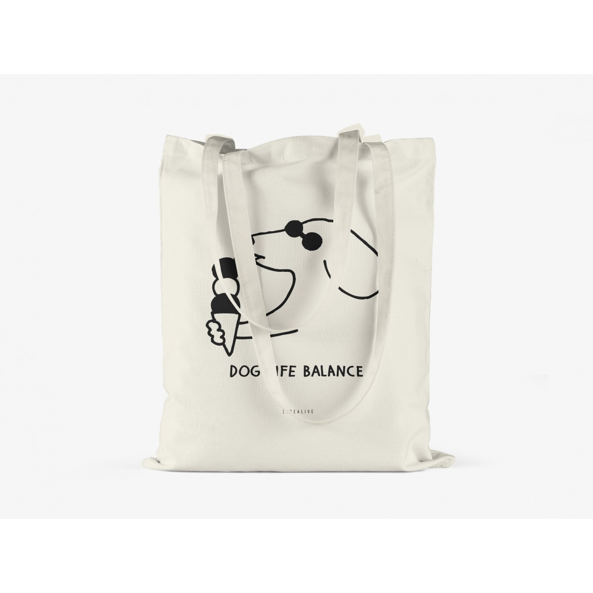 typealive / Baumwolltasche / Dog Life Balance