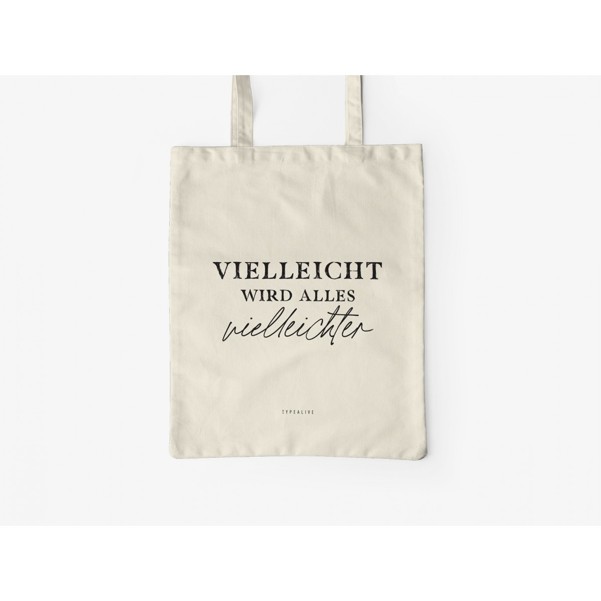 typealive / Baumwolltasche / Vielleicht