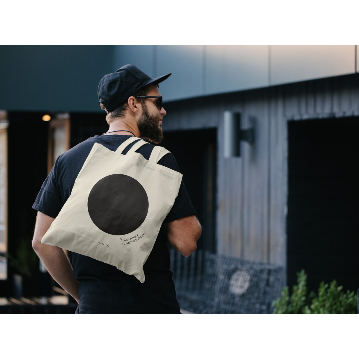 typealive / Baumwolltasche / Wormhole