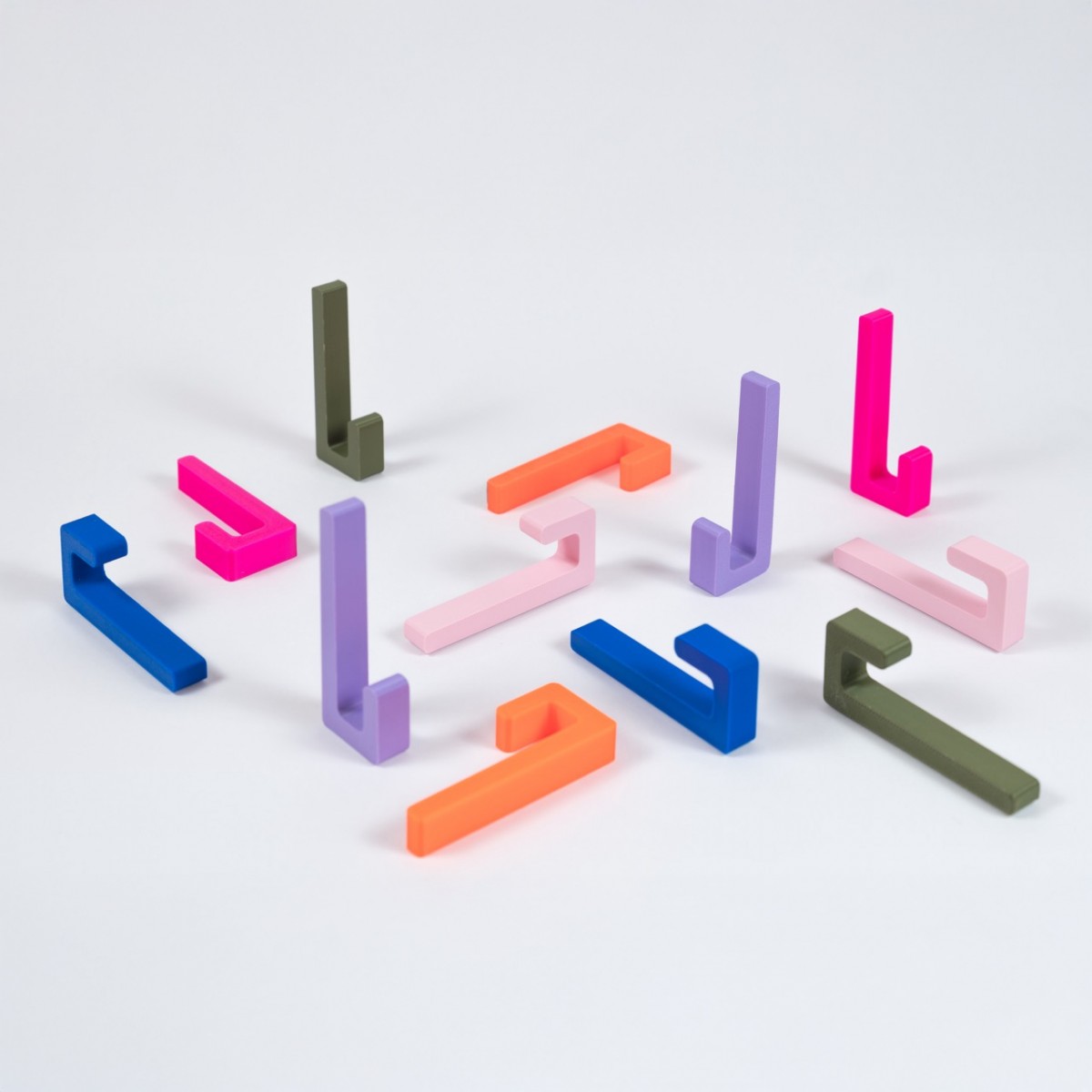Wandhaken 5er Pack zum Kleben - DILEMMA STUDIO Kleiderhaken