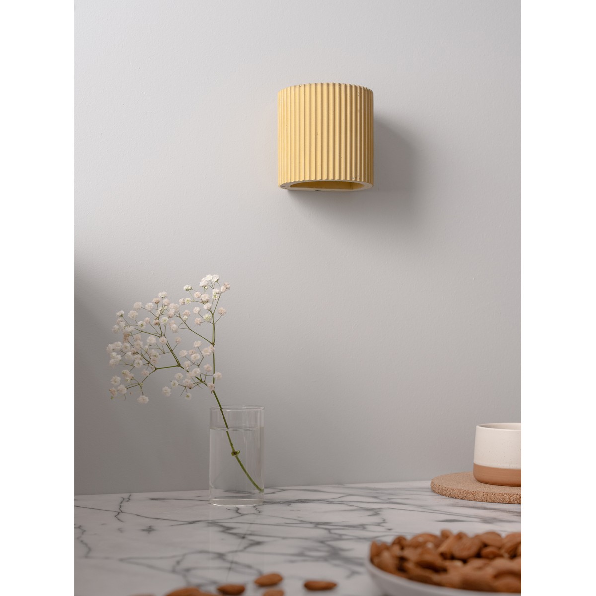 Wandlampe up and down – plissiert und farbenfroh [S6] 