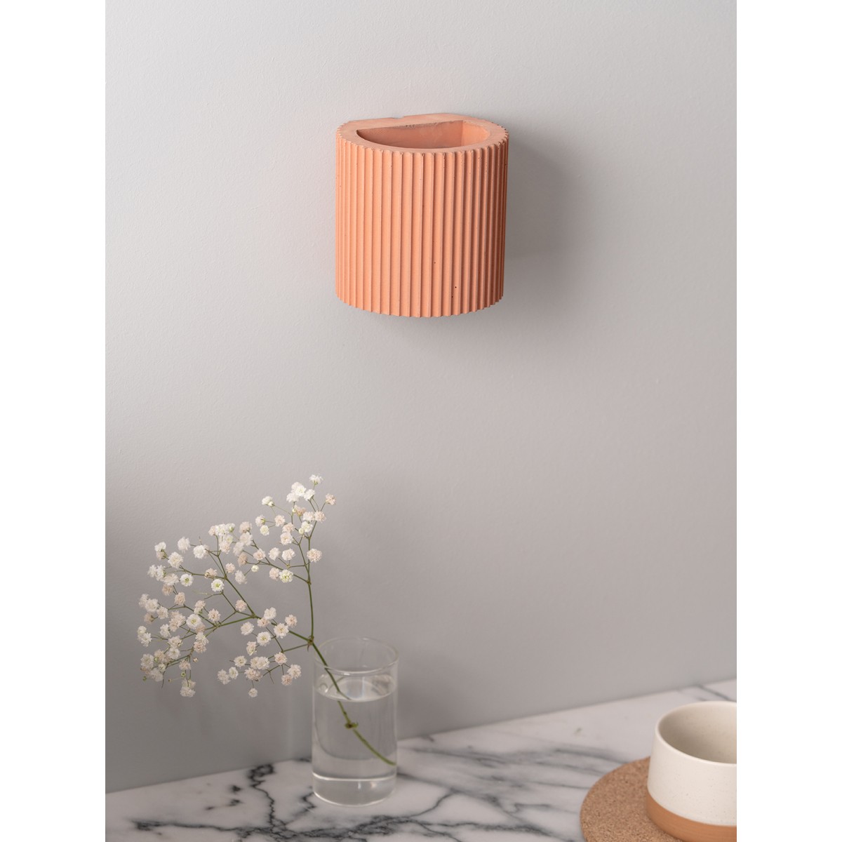 Wandlampe up and down – plissiert und farbenfroh [S6] 
