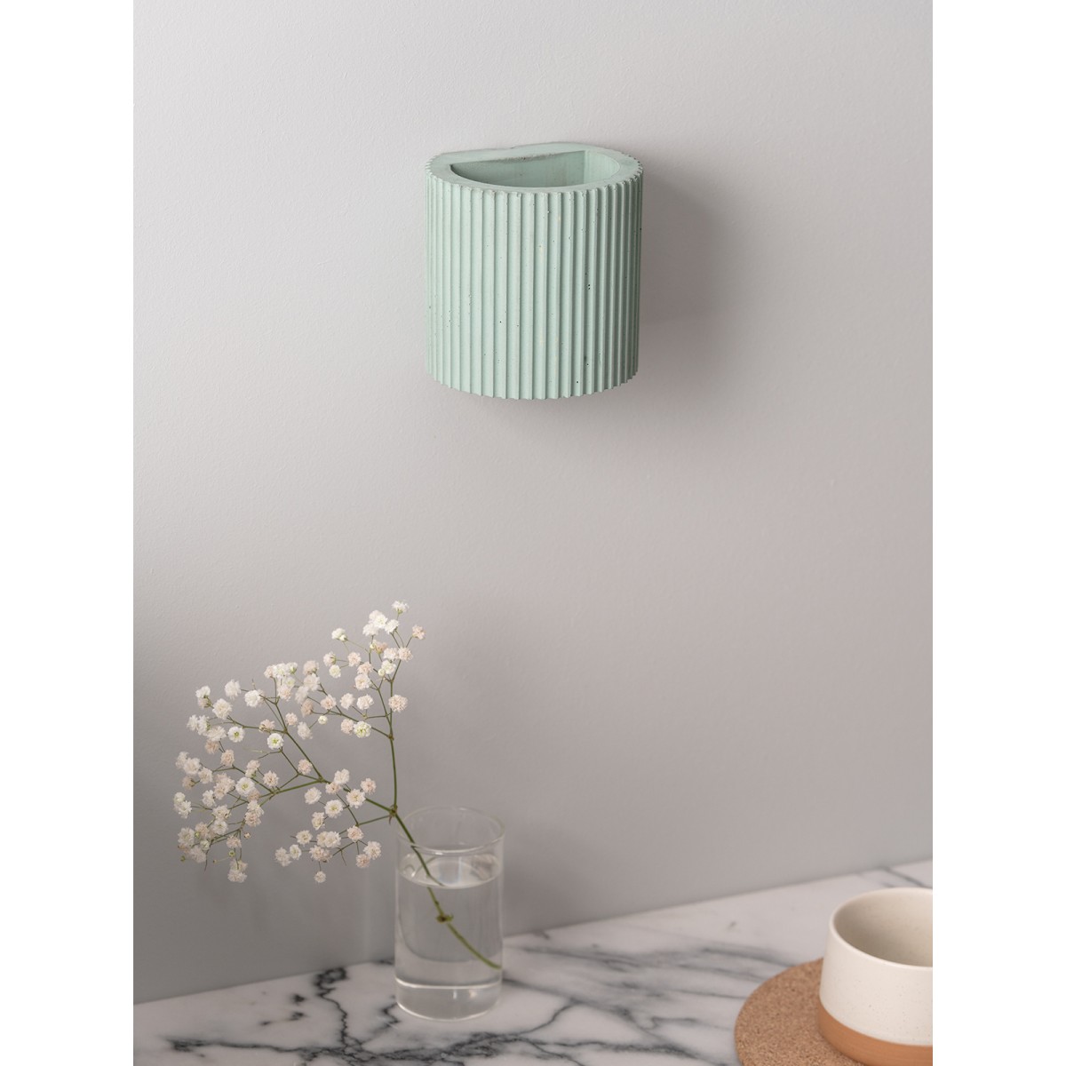 Wandlampe up and down – plissiert und farbenfroh [S6] 