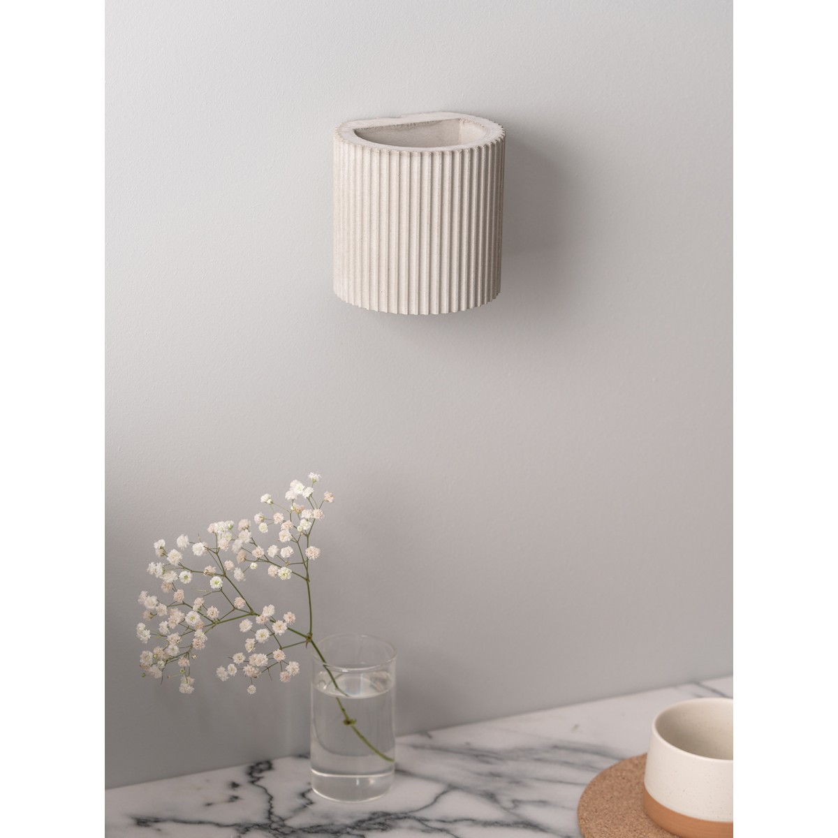 Wandlampe up and down – plissiert und farbenfroh [S6] 