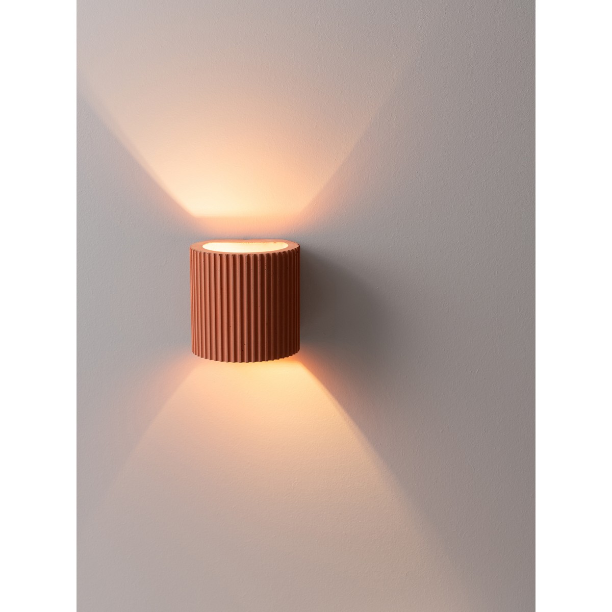 Wandlampe up and down – plissiert und farbenfroh [S6] 