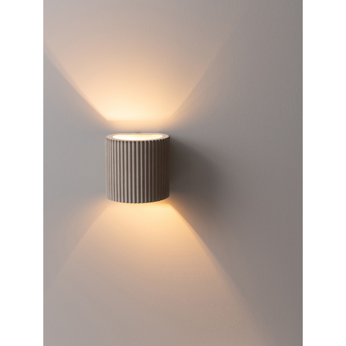 Wandlampe up and down – plissiert und farbenfroh [S6] 