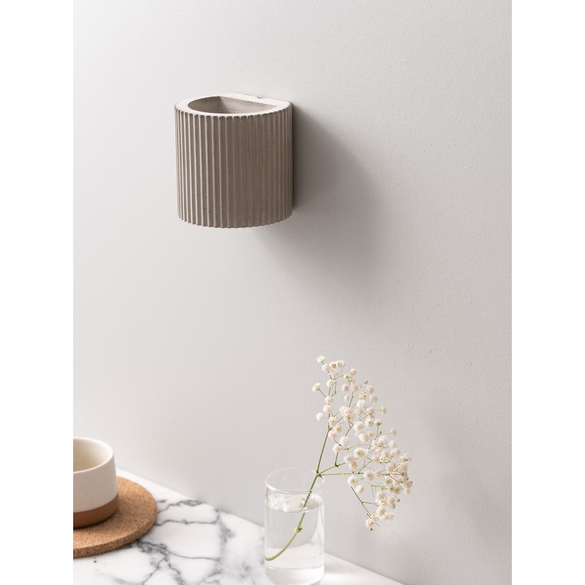 Wandlampe up and down – plissiert und farbenfroh [S6] 