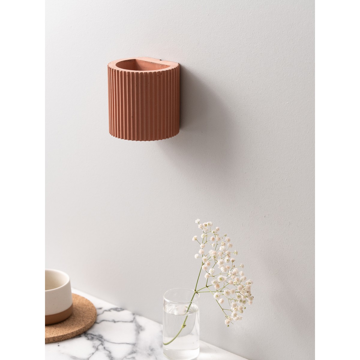 Wandlampe up and down – plissiert und farbenfroh [S6] 