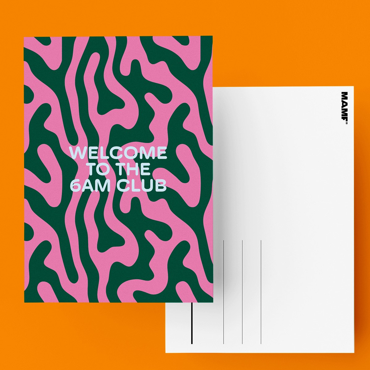MAMF® "Welcome To The 6AM Club" Postkarte