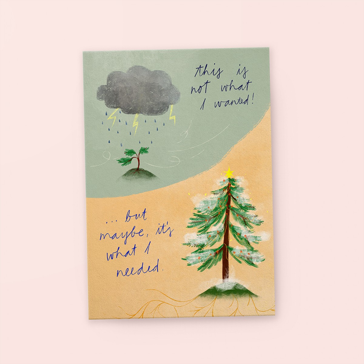 franzizo Postkarte »What I needed«