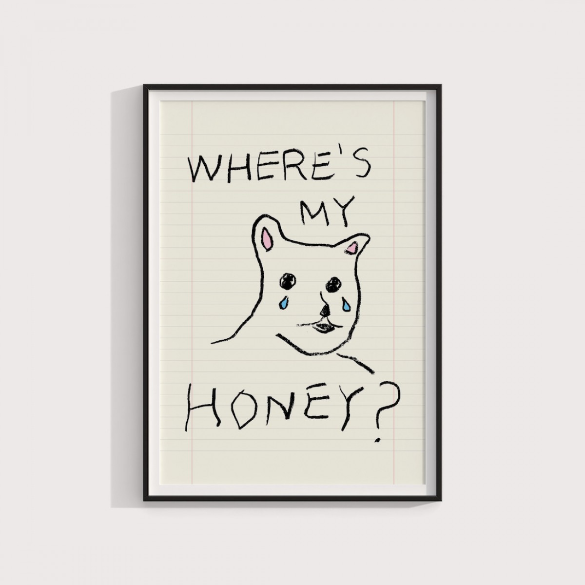 Where is my honey – Print von Lavanda Posters