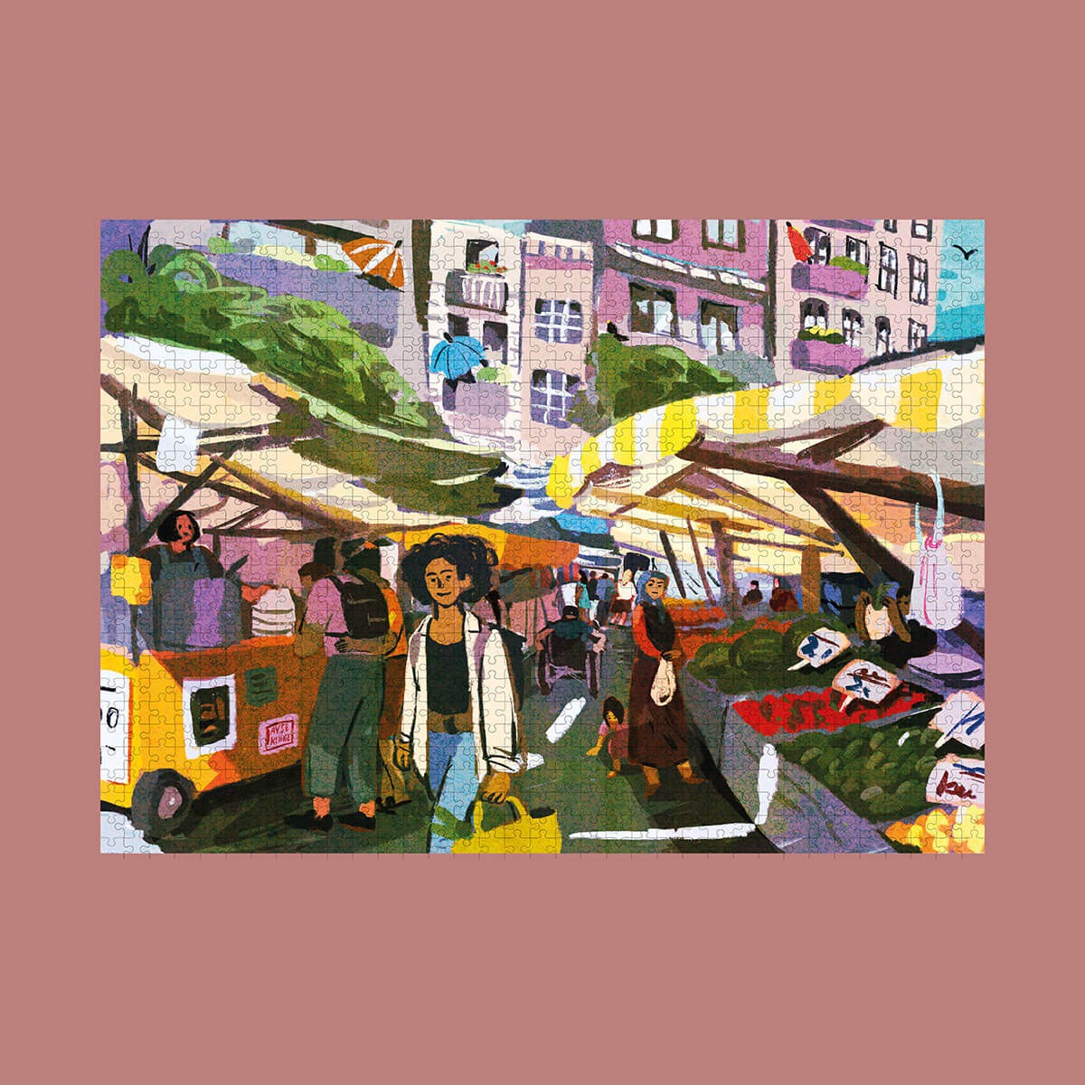 Wonderpieces Puzzle - Community Space von Ayse Klinge, 1000 Teile