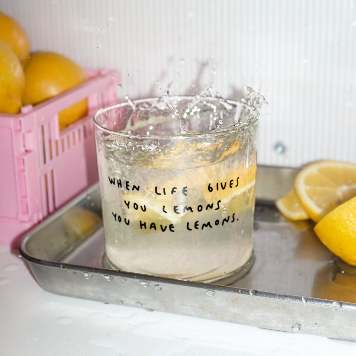 WHEN LIFE GIVES YOU LEMONS Glas – yahya studio, johanna schwarzer