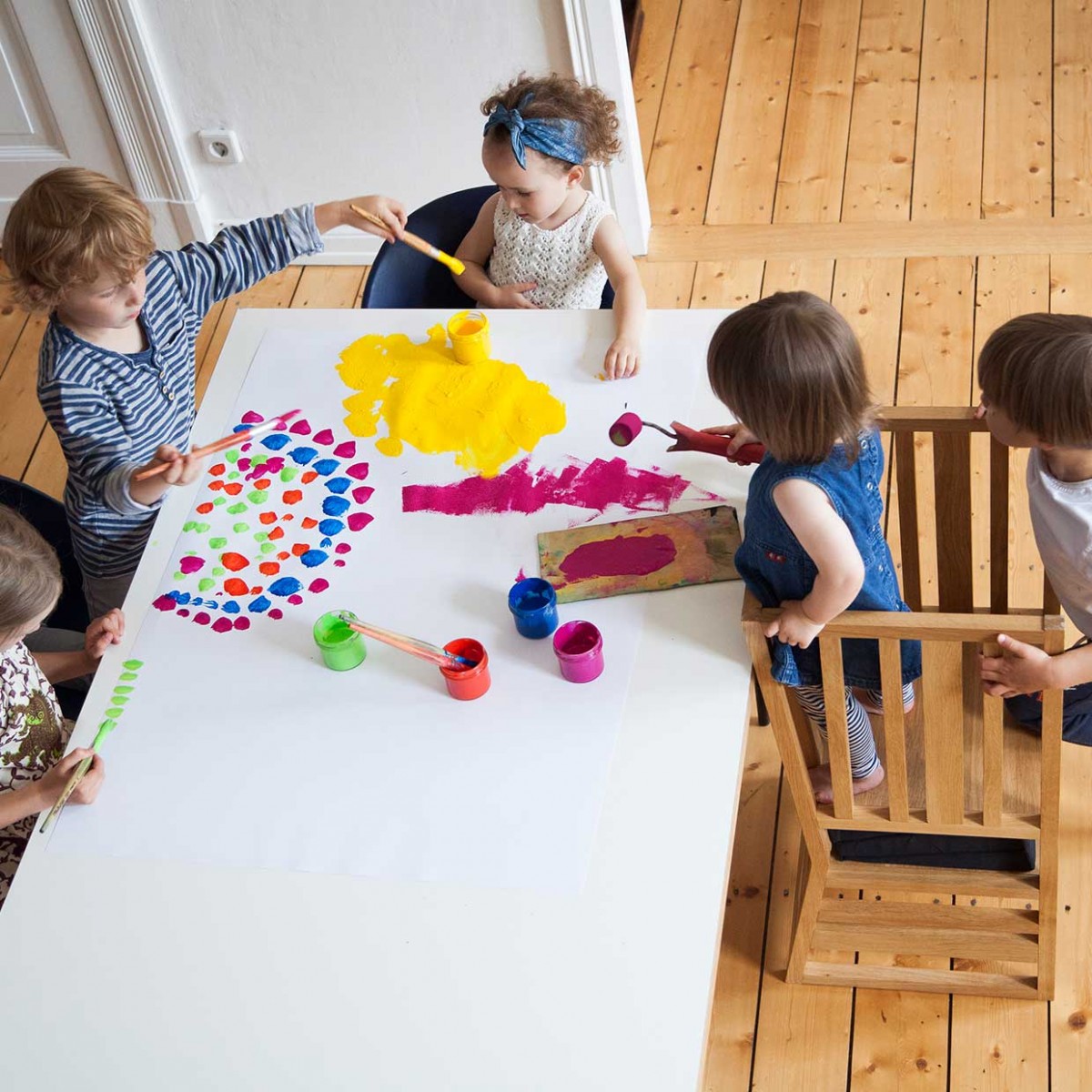 Zaunkönig – Lernturm, Hochstuhl für Kinder und Spielmöbel in einem (9 Monate+)
