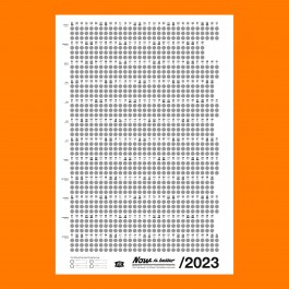 Bob And Uncle Design – Wandkalender – Now Is Better 2023 – Weiß – 680 x 1000 mm