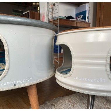 Lockengelöt Hifi-Schränk, der Media-Schrank aus einem Ölfass