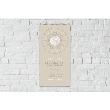 Ewiger Kalender Boho Beige // ShellyCreates