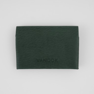 VANOOK Bi-Fold Card Case Small / Malachite