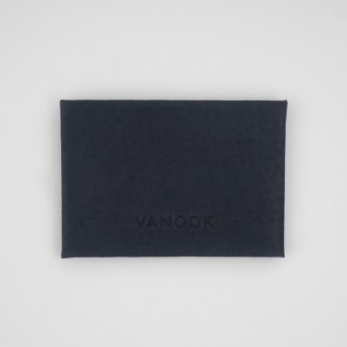 VANOOK Card Case Horizontal / Charcoal