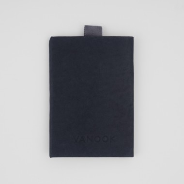 VANOOK Card Case Vertical / Charcoal
