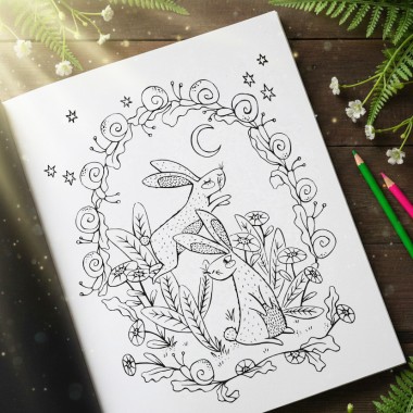 »Frühlings-Malbuch« zum Entspannen - Verena Pia