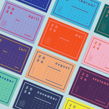 Postkartenkalender inkl. Kartenhalter / ab sofort / Frau Rippe