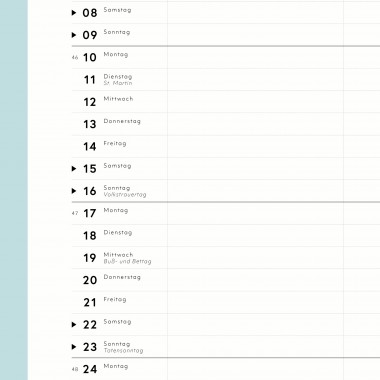 A4 Familienplaner Nr. 01 / 3 Spalten / ab sofort / frau rippe