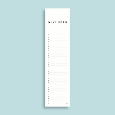 Geburtstagskalender Nr. 01 / immerwährend / frau rippe