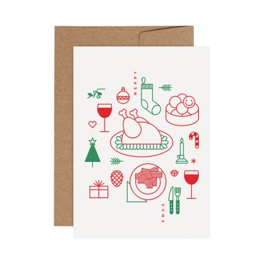 redfries set xmas7 – 4 Klappkarten DIN A6