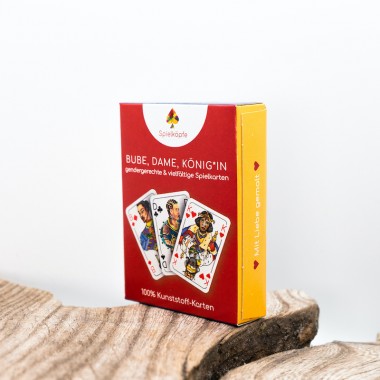 Spielköpfe Spielkarten - Kunststoffkarten - Das gendergerechte Kartendeck