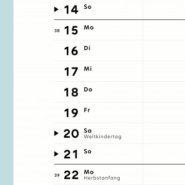 A4 Familienplaner Nr. 02 / 4 Spalten / ab sofort / frau rippe