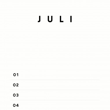 Geburtstagskalender Nr. 02 / immerwährend / frau rippe