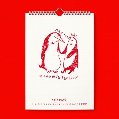 "Ich glaub ich Spinnguin! Schon 2026?!" Kalender by Gianluca Scigliano