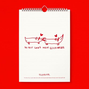 "Richtig auf Zackel durch 2026" Kalender by Gianluca Scigliano