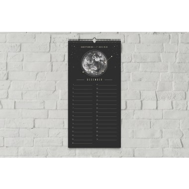 Ewiger Kalender Boho schwarz // ShellyCreates