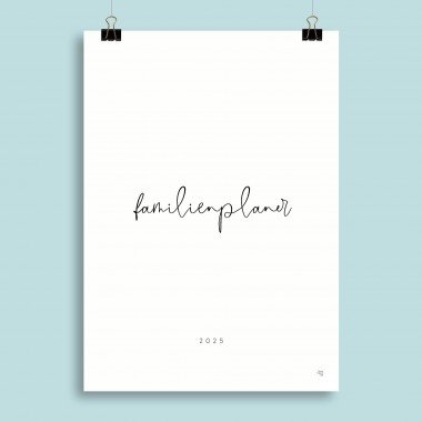 A4 Familienplaner Nr. 03 / 3 Spalten / ab sofort / frau rippe