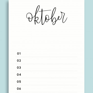 Geburtstagskalender Nr. 03 / immerwährend / frau rippe