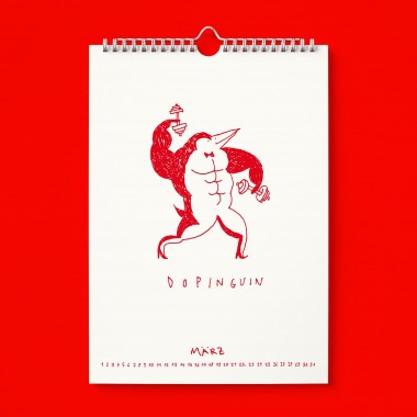 "Ich glaub ich Spinnguin! Schon 2026?!" Kalender by Gianluca Scigliano