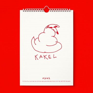 "Richtig auf Zackel durch 2026" Kalender by Gianluca Scigliano