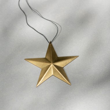 Messing Sterne 04.04 von Lhoch2 - 5er Set