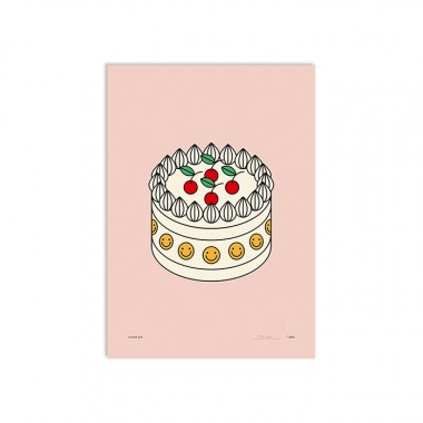 redfries cream pie a3 – Kunstdruck DIN A3