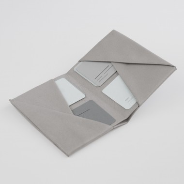 VANOOK Bi-Fold Card Case Large / Stone