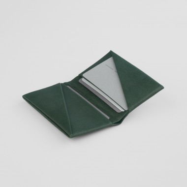 VANOOK Bi-Fold Card Case Small / Malachite