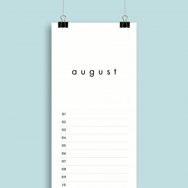 Geburtstagskalender Nr. 04 / immerwährend / frau rippe