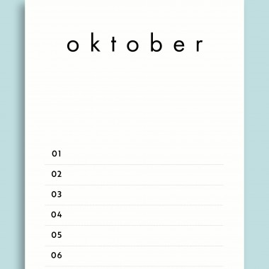 Geburtstagskalender Nr. 04 / immerwährend / frau rippe