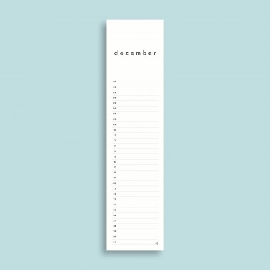 Geburtstagskalender Nr. 04 / immerwährend / frau rippe