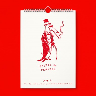 "Richtig auf Zackel durch 2026" Kalender by Gianluca Scigliano